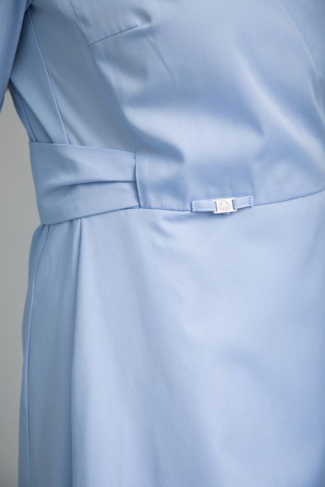 картинка Медицинский халат-платье "Алла" голубой от интернет магазина